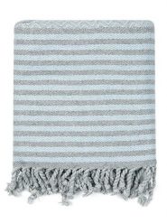 Ottoman Chusta hammam "Fenomen" w kolorze błękitnym - 190 x 105 cm rozmiar: onesize. Niebieskie chusty damskie Ottoman, bez wzorów, z bawełny. Za 69.99 zł.