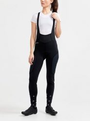 Craft Spodnie kolarskie "ADV Bike Subz Bib- Tights" w kolorze czarnym rozmiar: M. Czarne spodnie dresowe damskie Craft, m, bez wzorów. Za 386.95 zł.