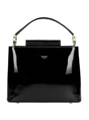 Wojas Skórzana torebka w kolorze czarnym - 24 x 18 x 12 cm rozmiar: onesize. Czarne torebki klasyczne damskie Wojas, z materiału, przez ramię, bez dodatków. Za 319.99 zł.