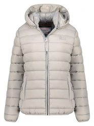 Geographical Norway Kurtka pikowana "Atichoko" w kolorze jasnoszarym rozmiar: XL. Szare kurtki damskie Geographical Norway, xl, bez wzorów, bez kaptura. Za 144.95 zł.
