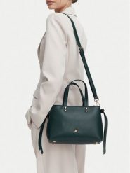Beverly Hills Polo Club Torebka EO-BHPC-C-025-10 Zielony ciemny. Zielone torebki klasyczne damskie Beverly Hills Polo Club, ze skóry, bez dodatków. Za 249.99 zł.