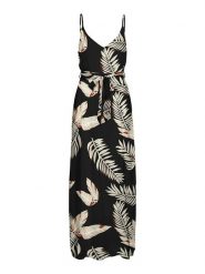 Vero Moda Sukienka w kolorze czarno-beżowym rozmiar: L. Brązowe sukienki damskie Vero Moda, bez wzorów, z tkaniny, bez ramiączek. Za 144.92 zł.
