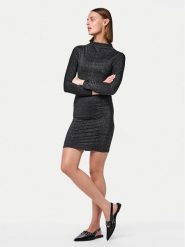 Pieces Sukienka codzienna Monica 17151155 Czarny Slim Fit. Czarne sukienki damskie Pieces, bez wzorów, z syntetyku, bez ramiączek. Za 79.99 zł.