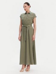 Gaudi Sukienka koszulowa 511BD15003 Khaki Regular Fit. Brązowe sukienki damskie Gaudi, bez wzorów, z lyocellu, bez ramiączek. Za 489.99 zł.