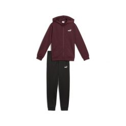 Młodzieżowy dres z bluzą z kapturem i zamkiem z poliestru PUMA Ruby Shimmer Red. Czerwona bluzy damskie Puma, m, bez wzorów, z dresówki, z kapturem. Za 249.00 zł.