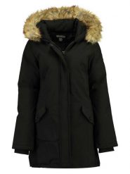 Geographical Norway Parka "Dinasty" w kolorze czarnym rozmiar: L. Czarne parki damskie Geographical Norway, l, bez kaptura. Za 249.76 zł.