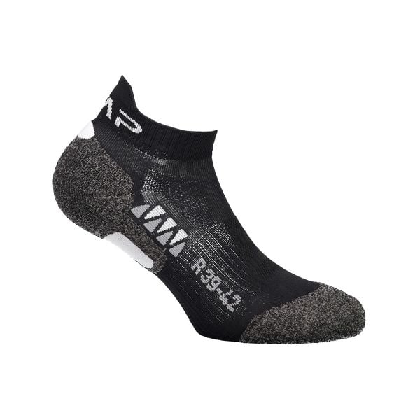 Skarpety biegowe CMP SKINLIFE. Czarne skarpetki damskie CMP, bez wzorów, z elastanu. Za 49.90 zł.