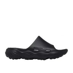 Klapki damskie Columbia Thrive Revive. Czarne klapki damskie Columbia, bez wzorów, z materiału, bez obcasa, bez zapięcia. Za 279.00 zł.