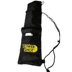 Torba na arkusze treningowe. Czarne torby sportowe POWER SHOT, bez wzorów. W wyprzedaży za 107.46 zł.