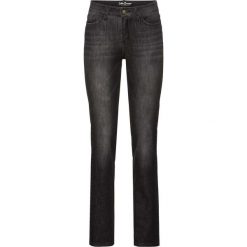 Dżinsy ze stretchem Premium STRAIGHT bonprix czarny. Czarne jeansy damskie bonprix. Za 149.99 zł.