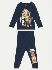 NAME IT Piżama 13235475 Granatowy Regular Fit. Niebieskie piżamy chłopięce Name it, bez wzorów, z bawełny, bez ramiączek. Za 129.99 zł.