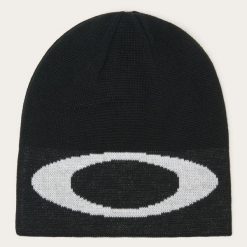 Czapka zimowa unisex Oakley ELLIPSE BEANIE czarna FOS901821-02E. Czarne czapki damskie Oakley, na zimę, z aplikacjami, z dzianiny. Za 77.47 zł.