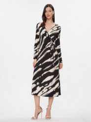 Weekend Max Mara Sukienka codzienna Staffa 2415621061 Czarny Regular Fit. Czarne sukienki damskie Weekend Max Mara, bez wzorów, z wiskozy, bez ramiączek. Za 539.99 zł.