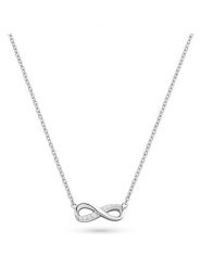 S.Oliver Srebrny naszyjnik z zawieszką - dł. 45 cm rozmiar: onesize. Szare naszyjniki damskie S.Oliver, z cyrkonią, srebrne. Za 121.99 zł.