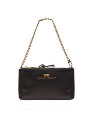Elisabetta Franchi Torebka BS-66N-47E2-V400 Czarny. Czarne torebki klasyczne damskie Elisabetta Franchi, ze skóry, bez dodatków. Za 1,229.00 zł.
