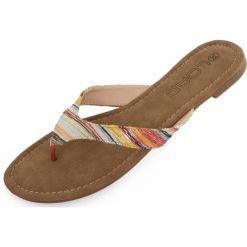 Damskie klapki Loap Herba Brown. Czarne klapki damskie LOOP, bez wzorów, bez obcasa, bez zapięcia. Za 159.99 zł.