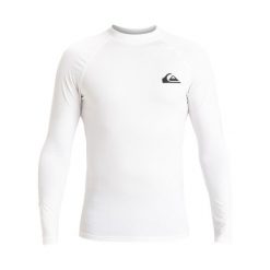 Koszulka Quiksilver Everyday LS Rashguard UPF 50 White 2024. Białe koszulki damskie Quiksilver, xl, bez wzorów, z elastanu, bez kołnierzyka, bez ramiączek. Za 159.99 zł.