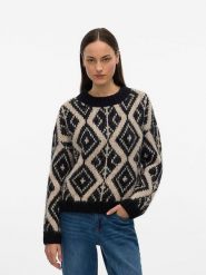Vero Moda Sweter w kolorze czarnym rozmiar: M. Czarne swetry klasyczne damskie Vero Moda, m, z wełny, bez kołnierzyka. Za 139.87 zł.