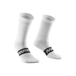Skarpetki Mavic Essential Mid. Białe skarpetki damskie MAVIC, bez wzorów. Za 104.00 zł.