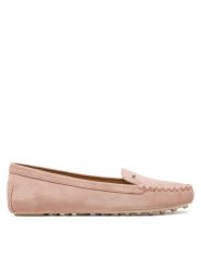 MICHAEL Michael Kors Mokasyny Eve 40T4EVFR1S Różowy. Czerwone mokasyny damskie MICHAEL Michael Kors, ze skóry, bez obcasa. Za 429.99 zł.