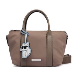 Torebka KARL LAGERFELD. Szare torebki klasyczne damskie KARL LAGERFELD, bez dodatków. Za 779.99 zł.