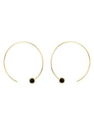 OR Carats Złote kolczyki-półkreole z onyksem rozmiar: onesize. Czarne kolczyki damskie OR Carats, z onyksem, złote. Za 869.99 zł.