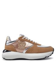 LOVE MOSCHINO Sneakersy JA15455G0LIN210A Brązowy. Brązowe obuwie sportowe damskie Love Moschino, z materiału, bez zapięcia. Za 709.99 zł.