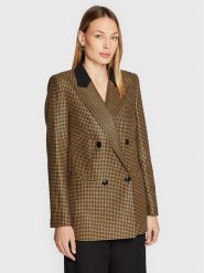 TWINSET Marynarka 222TT2317 Złoty Regular Fit. Żółte marynarki i żakiety damskie Twinset, bez wzorów, z wełny. Za 1,359.00 zł.