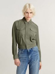 G-Star Kurtka przejściowa w kolorze khaki rozmiar: XXS. Brązowe kurtki damskie G-Star, s, bez wzorów, z wiskozy, bez kaptura. Za 241.56 zł.