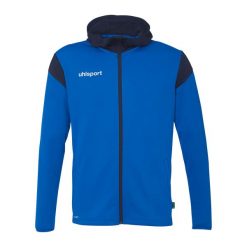 Bluza dresowa z kapturem Uhlsport Squad 27. Niebieskie bluzy damskie Uhlsport, xl, bez wzorów, z dresówki, z kapturem. Za 217.50 zł.