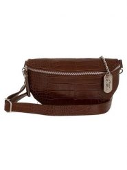 Anna Morellini Skórzana saszetka "Azzurra" w kolorze brązowym - 21 x 13 x 6 cm rozmiar: onesize. Brązowe nerki i saszetki damskie Anna Morellini, bez wzorów, z materiału. Za 185.45 zł.