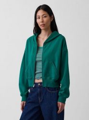 GAP Bluza w kolorze zielonym rozmiar: L. Zielone bluzy damskie GAP, l, bez wzorów, bez kaptura. Za 164.95 zł.