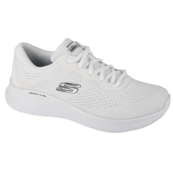 Obuwie Sportowe Damskie Skechers Skech Lite Biały. Białe obuwie sportowe casual damskie Skechers, z materiału, bez zapięcia. Za 320.31 zł.