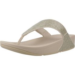 Sandały FITFLOP LULU SHIMMERGLITZ Złoty. Żółte sandały damskie FIT FLOP, bez wzorów, z syntetyku, bez obcasa, bez zapięcia. Za 411.50 zł.