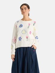LIEBLINGSSTÜCK Sweter "Melodea" w kolorze kremowym ze wzorem rozmiar: 38. Brązowe swetry klasyczne damskie LIEBLINGSSTÜCK, bez kołnierzyka. Za 333.03 zł.