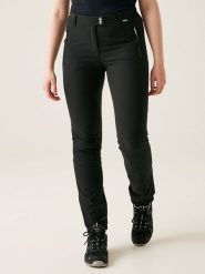 Regatta Spodnie funkcyjne "Mountain" w kolorze czarnym rozmiar: 34. Czarne spodnie dresowe damskie Regatta, bez wzorów, z materiału. Za 217.99 zł.