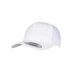 Czapka Flexfit 5-panel retro. Białe czapki z daszkiem damskie FLEXFIT, bez wzorów. Za 46.00 zł.