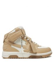 Off-White Sneakersy OWIA275S23LEA0011701 Beżowy. Brązowe obuwie sportowe damskie OFF-WHITE, ze skóry, bez zapięcia. Za 1,689.00 zł.