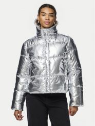 Pieces Kurtka zimowa Namie 17151539 Srebrny Regular Fit. Szare kurtki damskie Pieces, na zimę, s, bez wzorów, z syntetyku, bez kaptura. Za 219.99 zł.
