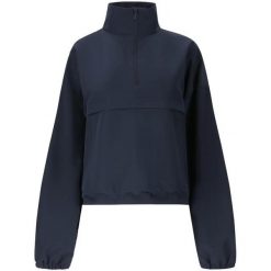 Kurtka polarowa damska z półzamkiem Athlecia Carley. Niebieskie kurtki damskie Athlecia, bez wzorów, z polaru, bez kaptura. Za 315.00 zł.