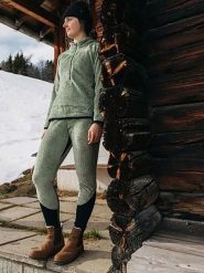 Burton Legginsy funkcyjne "[ak] Baker High Loft" w kolorze zielono-czarnym rozmiar: XS. Czarne legginsy damskie Burton, xs, bez wzorów, outdoorowe. Za 192.79 zł.