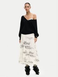 Desigual Komplet sweter i sukienka Morisot 26SWVK33 Écru Regular Fit. Sukienki damskie Desigual, bez wzorów, z syntetyku, bez ramiączek. Za 699.99 zł.