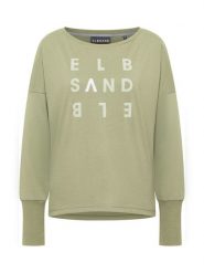ELBSAND Bluza "Ingiara" w kolorze zielonym rozmiar: S. Zielone bluzy damskie ELBSAND, s, bez wzorów, bez kaptura. Za 109.95 zł.