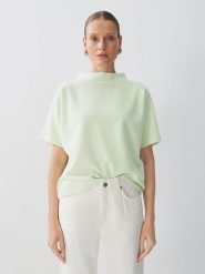 Someday Bluza w kolorze jasnozielonym rozmiar: S. Zielone bluzy damskie someday., s, bez wzorów, z bawełny, bez kaptura. Za 122.09 zł.