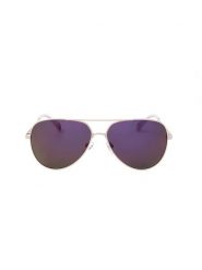 Polaroid Okulary przeciwsłoneczne unisex w kolorze biało-fioletowym rozmiar: 60. Białe okulary przeciwsłoneczne damskie Polaroid. Za 154.95 zł.