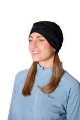 Czapka trekkingowa Windstopper. Czarne czapki damskie RAB, bez wzorów, z gore-texu. Za 109.99 zł.