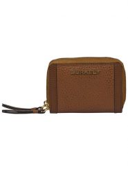 Burkely Skórzany portfel "Keen Keira" w kolorze jasnobrązowym - 10 x 7 x 3 cm rozmiar: onesize. Brązowe portfele damskie Burkely, bez wzorów, z materiału. Za 113.99 zł.