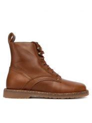 Birkenstock Trapery Bryson 1030180 Brązowy. Brązowe trapery damskie Birkenstock, ze skóry, bez zapięcia. Za 849.99 zł.