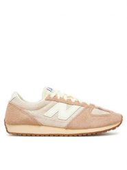 New Balance Sneakersy U471PSC W Beżowy. Brązowe obuwie sportowe damskie New Balance, ze skóry, bez zapięcia. Za 449.99 zł.