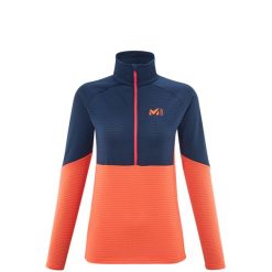 Bluza turystyczna damska Fitzroy LF Po W. Brązowe bluzy damskie Millet, s, bez wzorów, z polaru, bez kaptura. Za 190.19 zł.